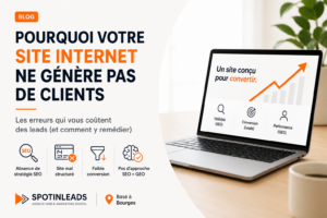 création site internet - pourquoi votre site internet ne génère pas de clients